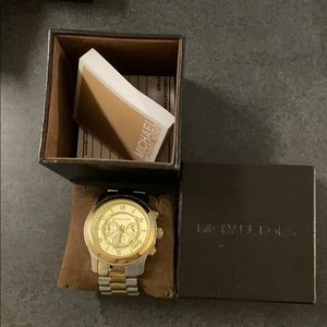 Michael Kors watch two tone large face